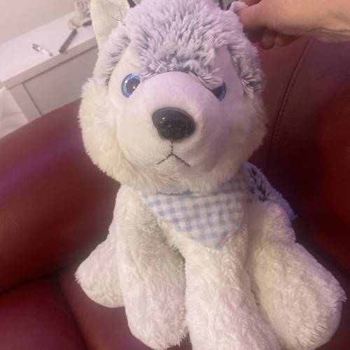 Husky dog plush - husky,