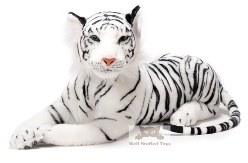 Large white tiger - white, cuddly
