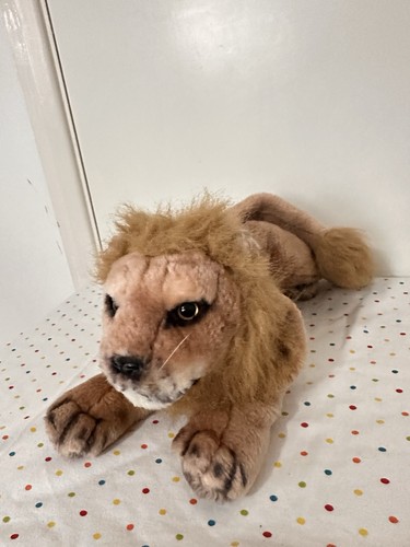 Realistic lion plush soft toy - soft,