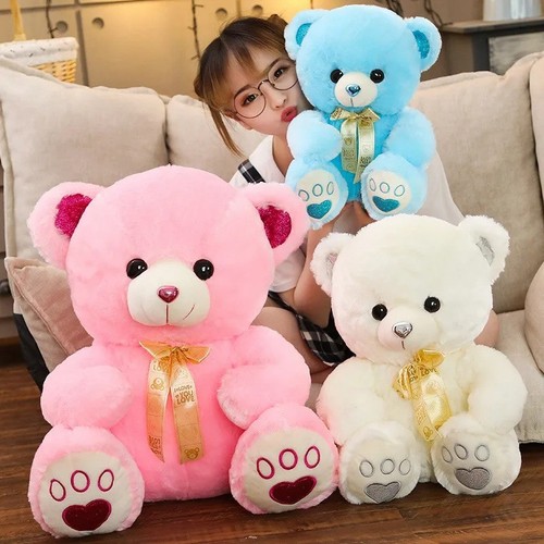 Cute big teddy - big, plush
